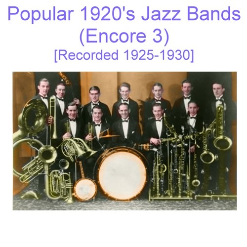 Popular 1920's Jazz Bands (Encore 3) [Recorded 1925-1930] Cover Art Blurred Background