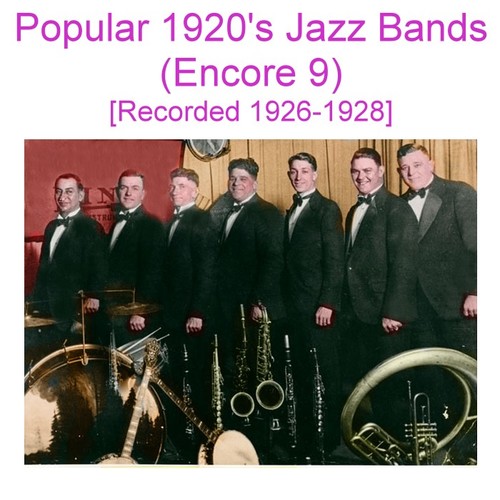 Popular 1920's Jazz Bands (Encore 9) [Recorded 1926-1928] Cover Art Blurred Background