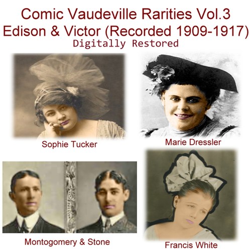 Comic Vaudeville Rarities, Vol. 3 (Edison & Victor) [Recorded 1909 - 1917] Cover Art Blurred Background