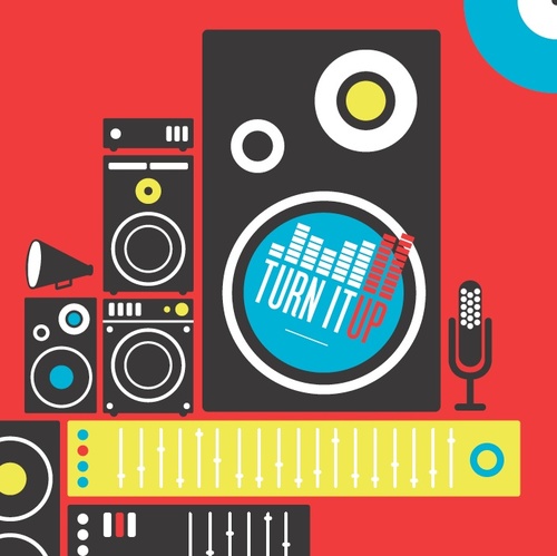 Turn It Up Cover Art Blurred Background