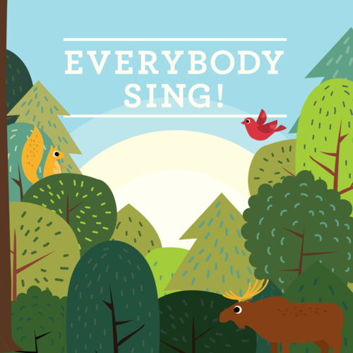 Everybody Sing! Cover Art Blurred Background
