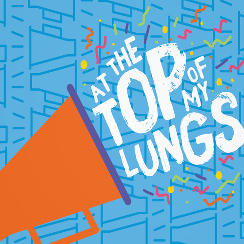 At the Top of My Lungs Cover Art Blurred Background