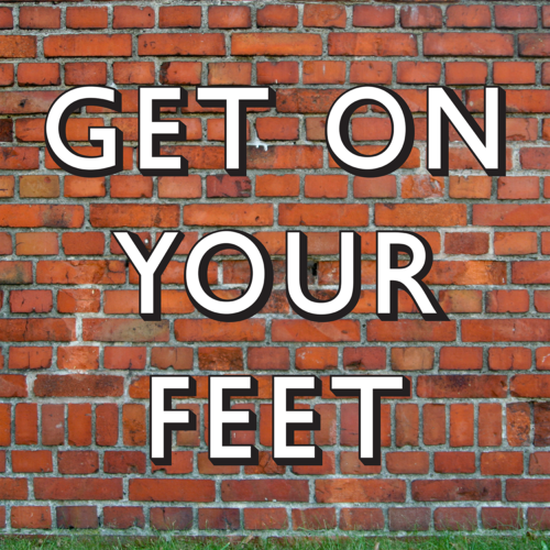 Get on Your Feet Cover Art Blurred Background