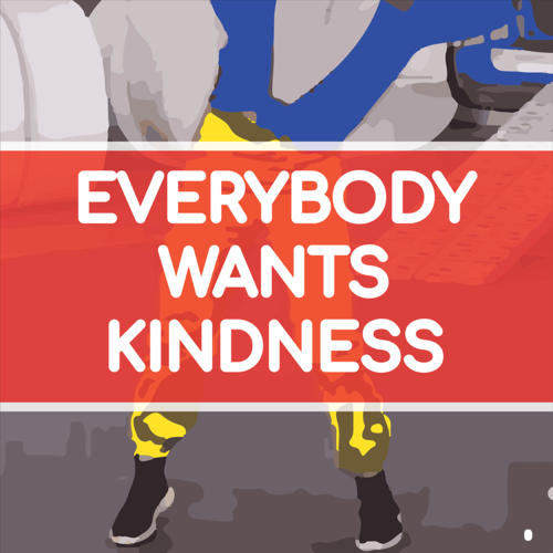 Everybody Wants Kindness Cover Art Blurred Background