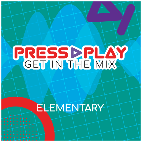 Press Play: Get in the Mix (Elementary) Cover Art Blurred Background