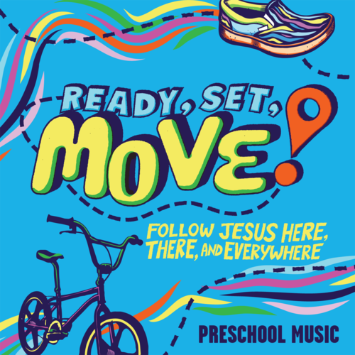 Ready, Set, Move! (Preschool) Cover Art Blurred Background