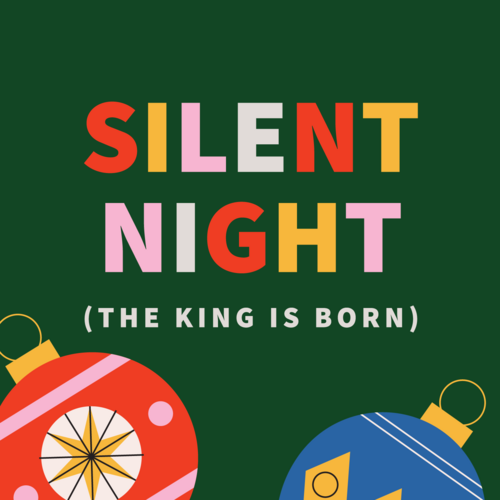 Silent Night (The King Is Born) Cover Art Blurred Background