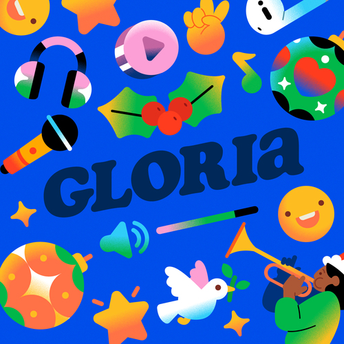 Gloria Cover Art Blurred Background