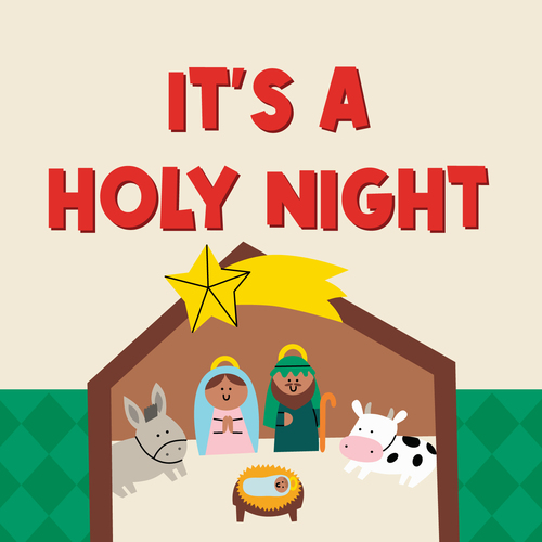 It's a Holy Night Cover Art Blurred Background