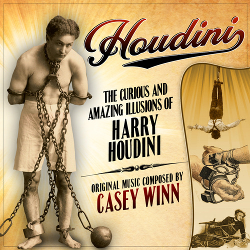 Houdini: The Curious and Amazing Illusions of Harry Houdini Cover Art Blurred Background