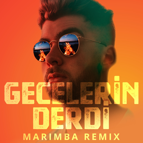 GECELERİN DERDİ (Marimba Remix) [Cover] Cover Art Blurred Background