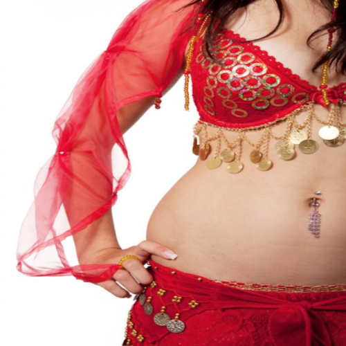 Belly Dance Music Cover Art Blurred Background