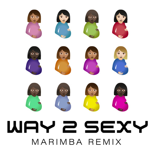 Way 2 Sexy (Marimba Remix) [Cover] Cover Art Blurred Background