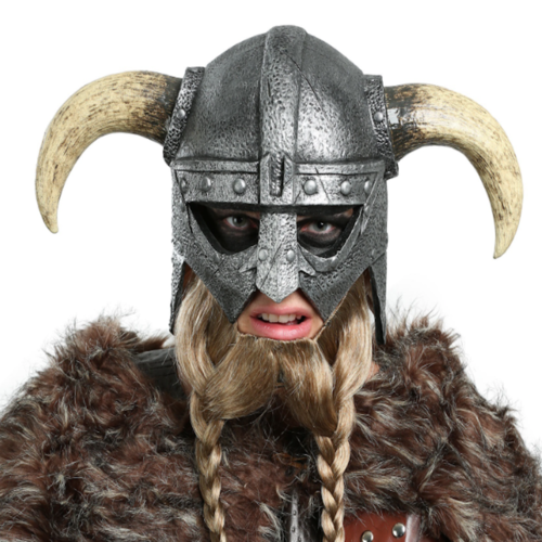 Skol Vikings Horn Cover Art Blurred Background