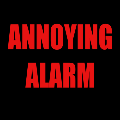 Annoying Alarm Cover Art Blurred Background