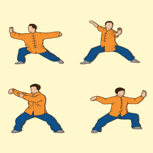 Tai Chi Music (Qi Gong Remix) Cover Art Blurred Background