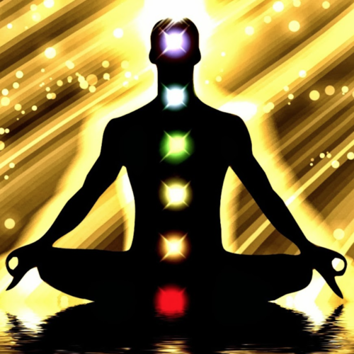 Meditation Chime Bell (Yoga Remix) Cover Art Blurred Background