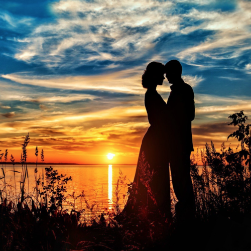 Love Guitar (Romantic Love Remix) Cover Art Blurred Background