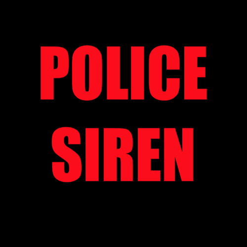 Police Siren Cover Art Blurred Background