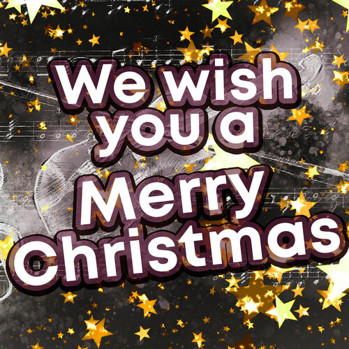 We Wish You a Merry Christmas Cover Art Blurred Background