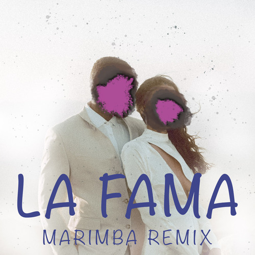 LA FAMA (Marimba Remix) [Cover] Cover Art Blurred Background