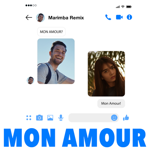 Mon Amour (Remix) [Marimba Remix] [Cover] Cover Art Blurred Background