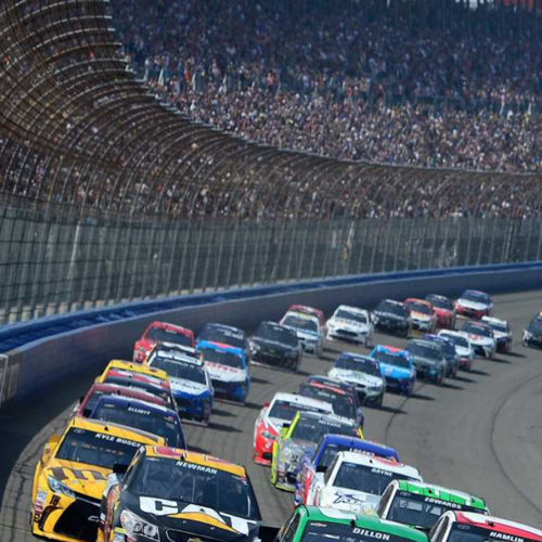 Nascar Speedway (Fast Car Remix) Cover Art Blurred Background