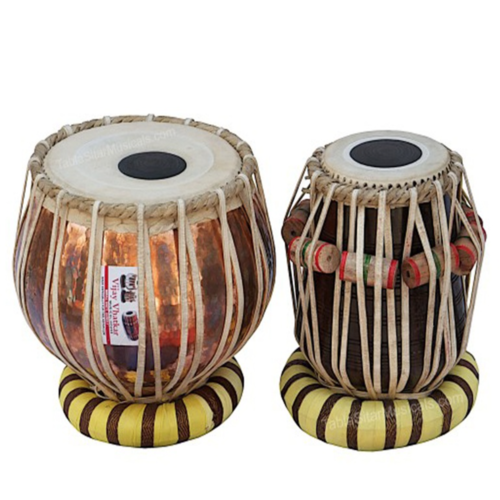 Indian Tabla (Indian Drum) Cover Art Blurred Background