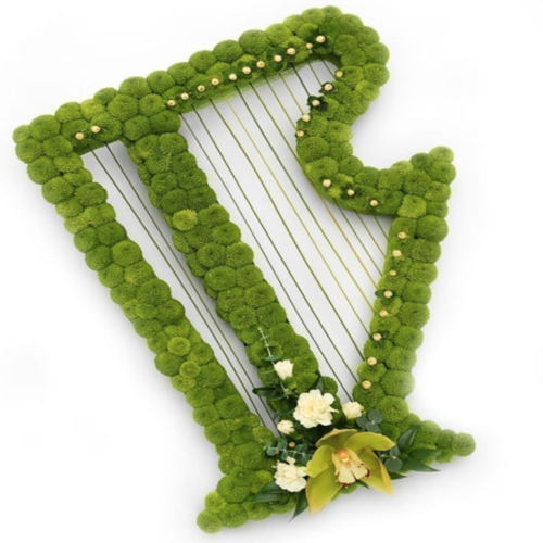 Celtic Harp (Irish Frost Remix) Cover Art Blurred Background