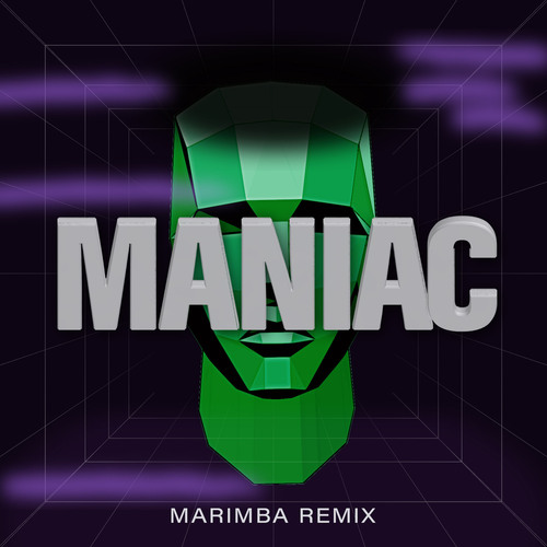 MANIAC (Marimba Remix) [Cover] Cover Art Blurred Background
