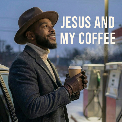 Jesus and My Coffee Cover Art Blurred Background