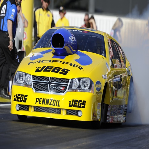 Drag Racing Pro Stock Burnout Cover Art Blurred Background