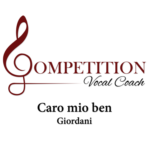 Caro Mio Ben (Giordani) Cover Art Blurred Background