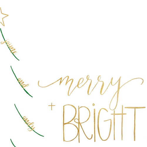 Merry & Bright Cover Art Blurred Background