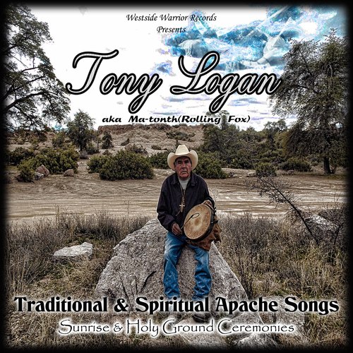 Traditional & Spiritual Apache Songs Cover Art Blurred Background