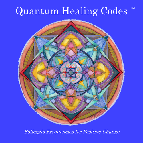 Quantum Healing Codes Cover Art Blurred Background
