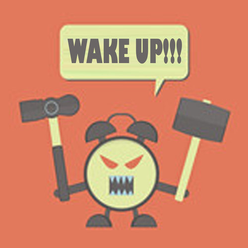 Wake Up or I Kill U Cover Art Blurred Background