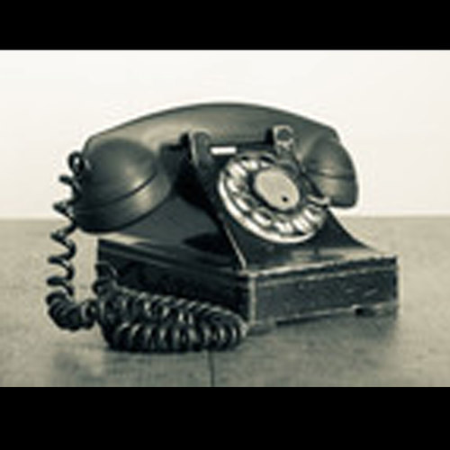 Old Telephone Ring Cover Art Blurred Background