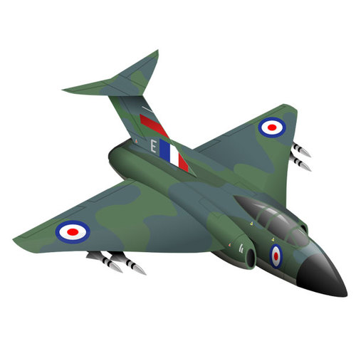 Fighter Plane Eject Alarm Cover Art Blurred Background