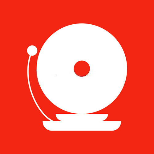 Fire Bell Alarm Cover Art Blurred Background