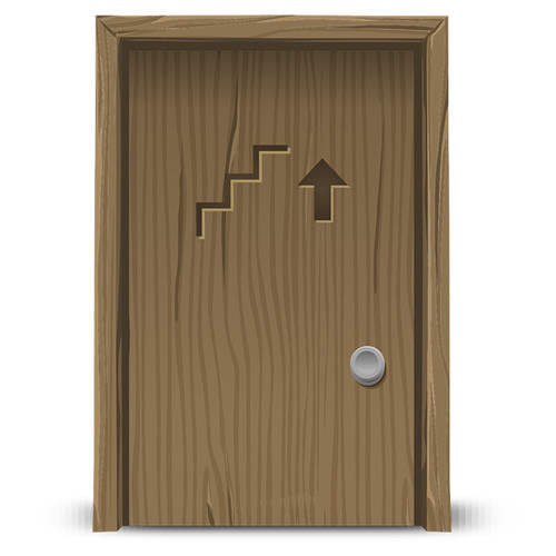 Knocking on Door Cover Art Blurred Background