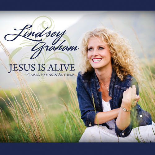 Jesus Is Alive: Praises, Hymns, & Anthems Cover Art Blurred Background