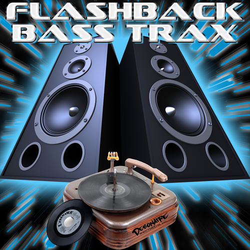 Flashback Bass Trax Cover Art Blurred Background