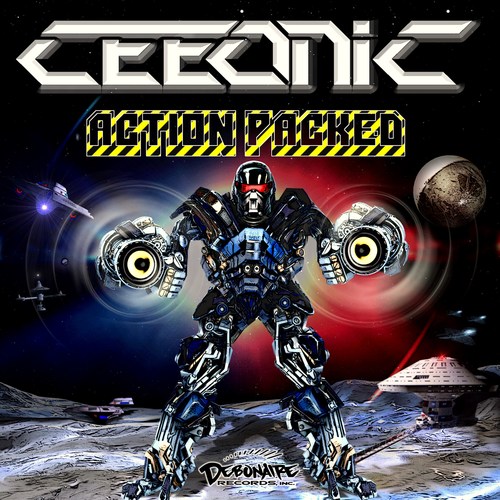 Action Packed Cover Art Blurred Background