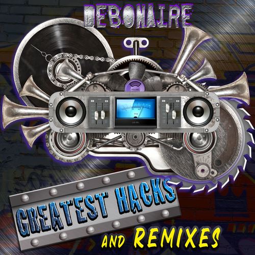 Greatest Hacks and Remixes Cover Art Blurred Background