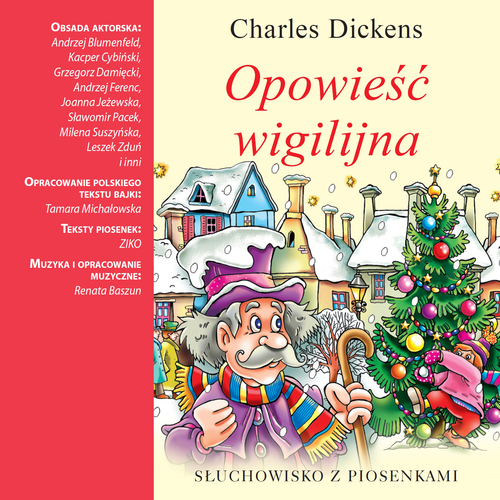 Charles Dickens: Opowieść wigilijna Cover Art Blurred Background