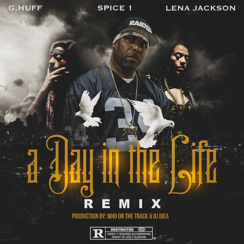 A Day in the Life (Remix) Cover Art Blurred Background
