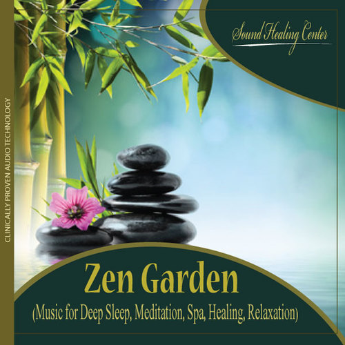 Zen Garden (Music for Deep Sleep, Meditation, Spa, Healing, Relaxation) Cover Art Blurred Background