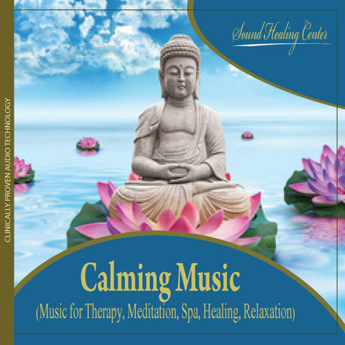 Calming Music (Music for Therapy, Meditation, Spa, Healing, Relaxation) Cover Art Blurred Background