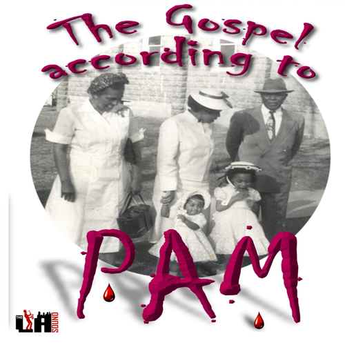 The Gospel According to Pam Cover Art Blurred Background